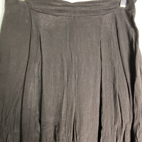 Talulah Black Wide Leg Cropped Pants Women’s Size Large High Rise - Picture 2 of 6